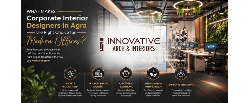 What Makes Corporate Interior Designers in Agra the Right Choice for Modern Offices?