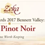 Bennett Valley pinot noir