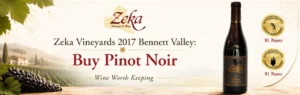 Bennett Valley pinot noir