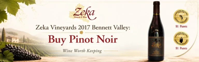 Bennett Valley pinot noir