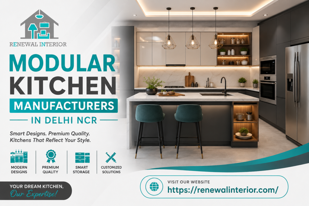 modular kitchen manufacturers in Delhi NCR
