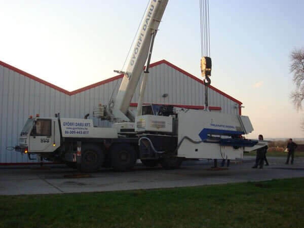 crane rental Hungary