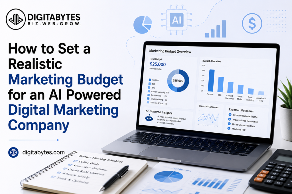 How to Set a Realistic Marketing Budget for an AI Powered Digital Marketing Company