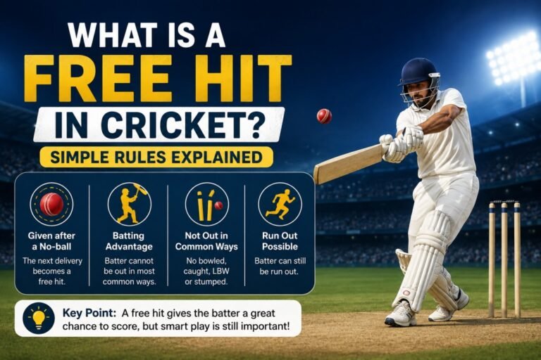 What Is a Free Hit in Cricket? Simple Rules Explained