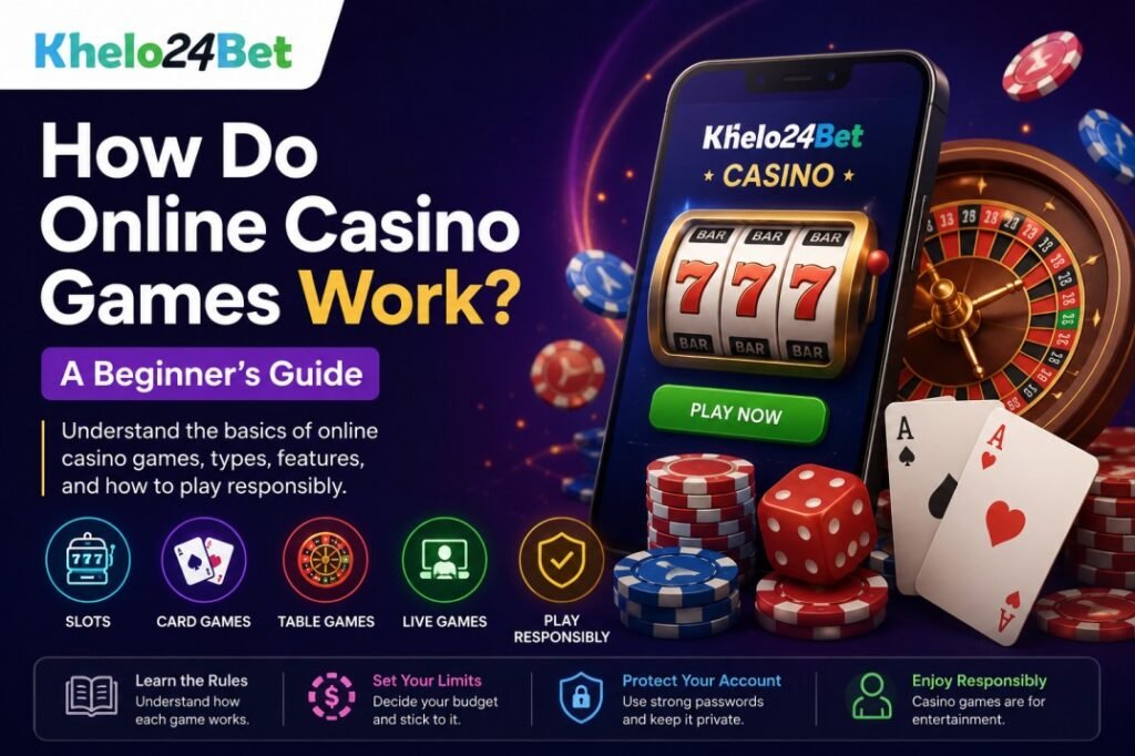 How Do Online Casino Games Work? A Beginner’s Guide