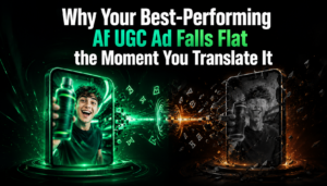 Why Your Best-Performing AI UGC Ad Falls Flat the Moment You Translate It