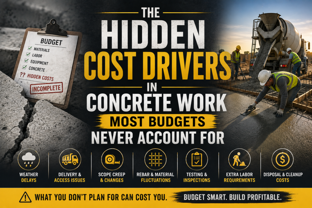 Cost Drivers in Concrete