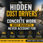Cost Drivers in Concrete