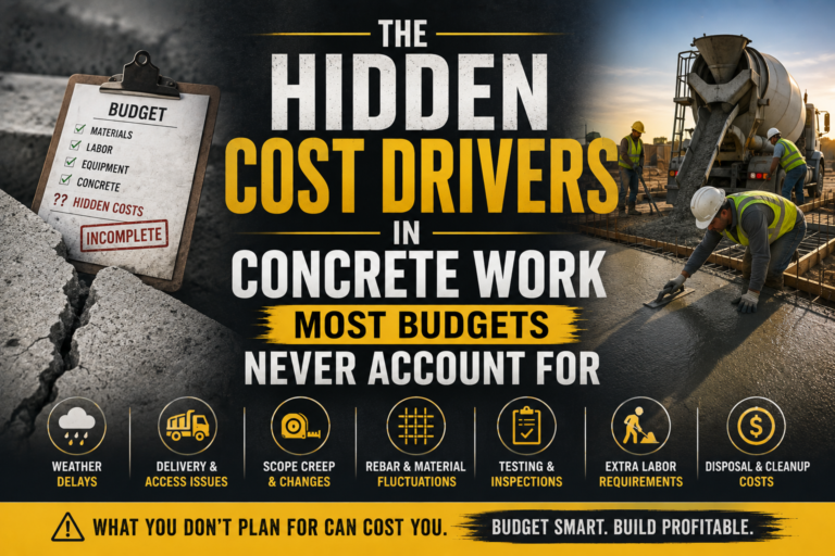 Cost Drivers in Concrete