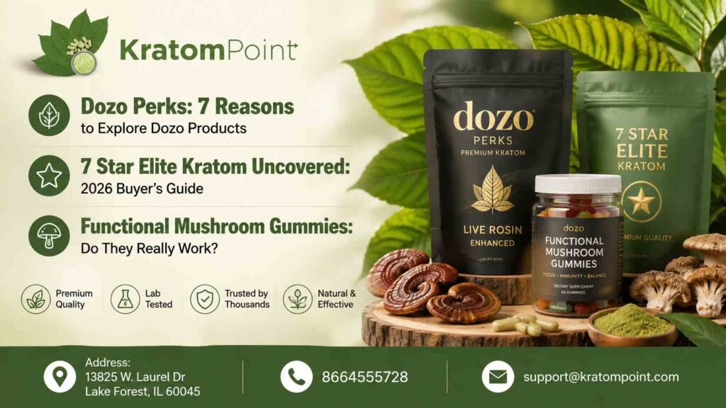 Functional Mushroom 7 Star Dozo Perks
