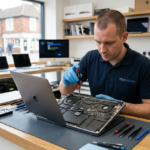 Create a image for blog post about this topic  "Why Choose MacBook Repair Tonbridge for Your MacBook" also give me size style of image 1200*780 widescreen and don't add logo  in only English word don't also dont add flag  and image without text