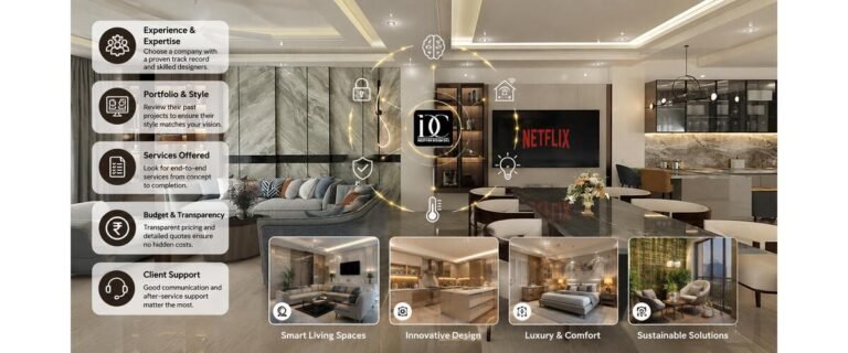 How to Choose the Best Interior Design Company in Noida for Your Home