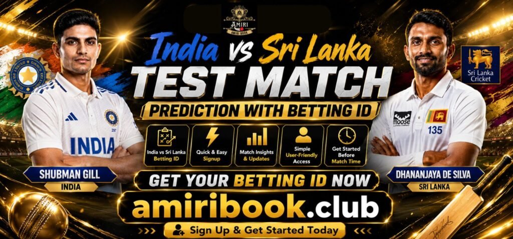 Latest India vs Sri Lanka Test Match Betting Prediction