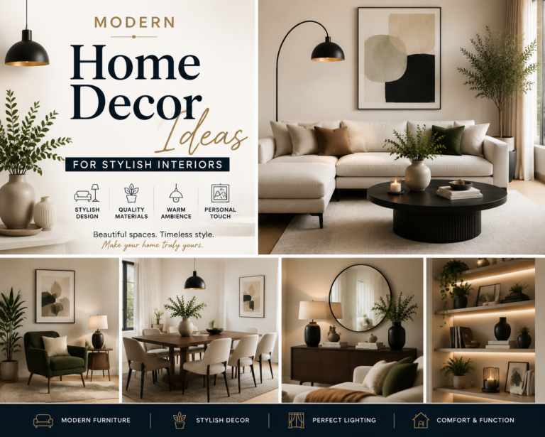 Modern Home Decor Ideas For Stylish Interiors