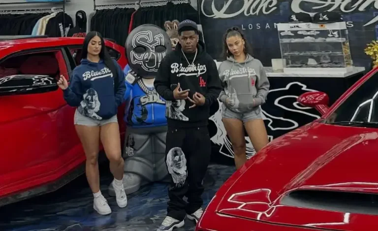 Blue Strips LA Clothing