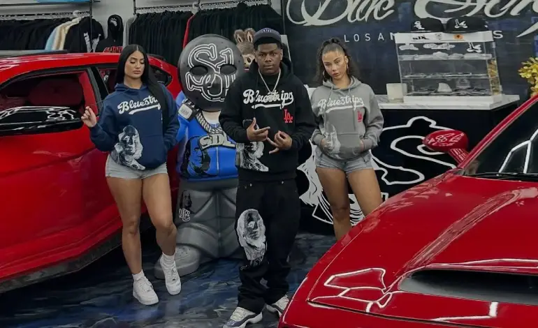 Blue Strips LA Clothing