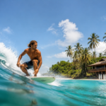 Surfing Lombok