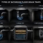 Bathroom Floor Drain Trap
