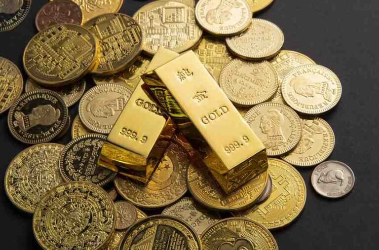 Gold jewelry representing the 22 carat gold rate today in Amritsar