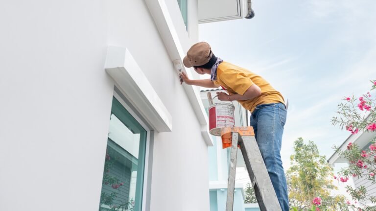 Home,Or,House,Painting,Work,Consist,Of,Painter,Man,Or