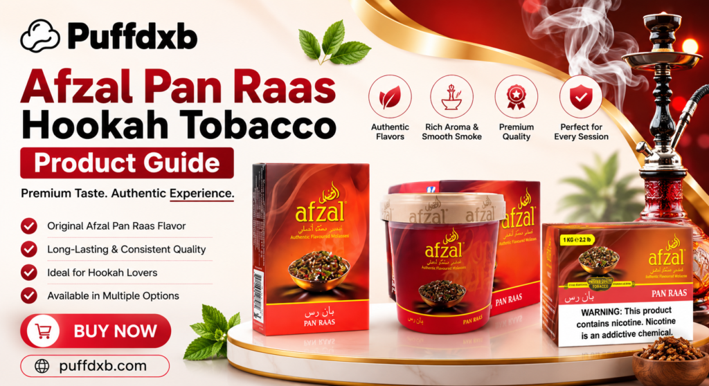 Afzal Pan Raas Hookah Tobacco