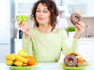 Balanced diet with nutritious foods for daily wellness
