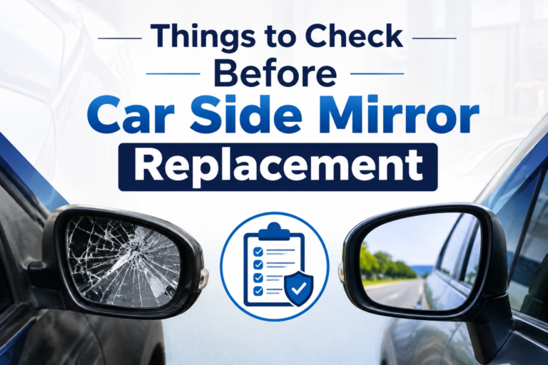 Things to check before car side mirror replacement