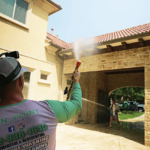 Pressure washing in Dallas