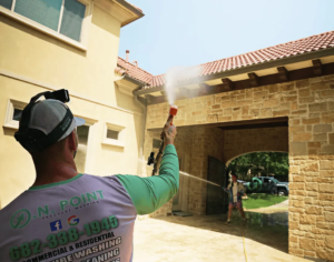Pressure washing in Dallas