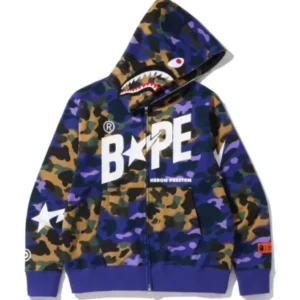 Bape-×-Heron-Preston-Camo-Hoodie