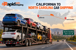 ship car from north carolina to california