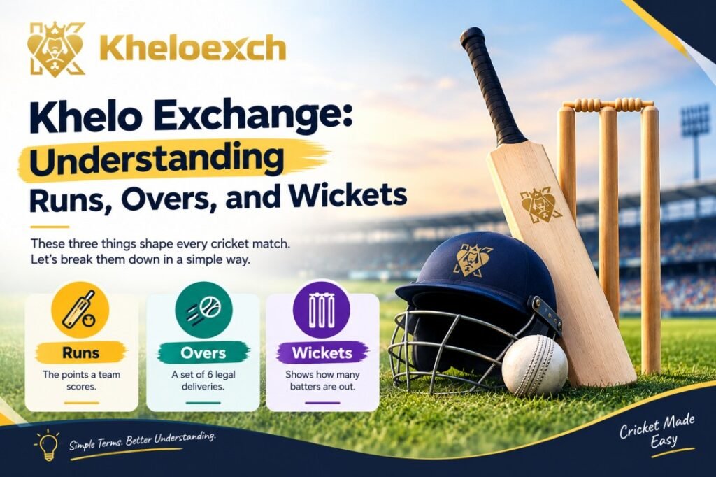 Khelo Exchange: Understanding Runs, Overs, and Wickets