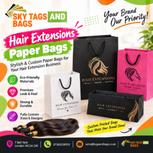 Hair Extensions Paper Bags