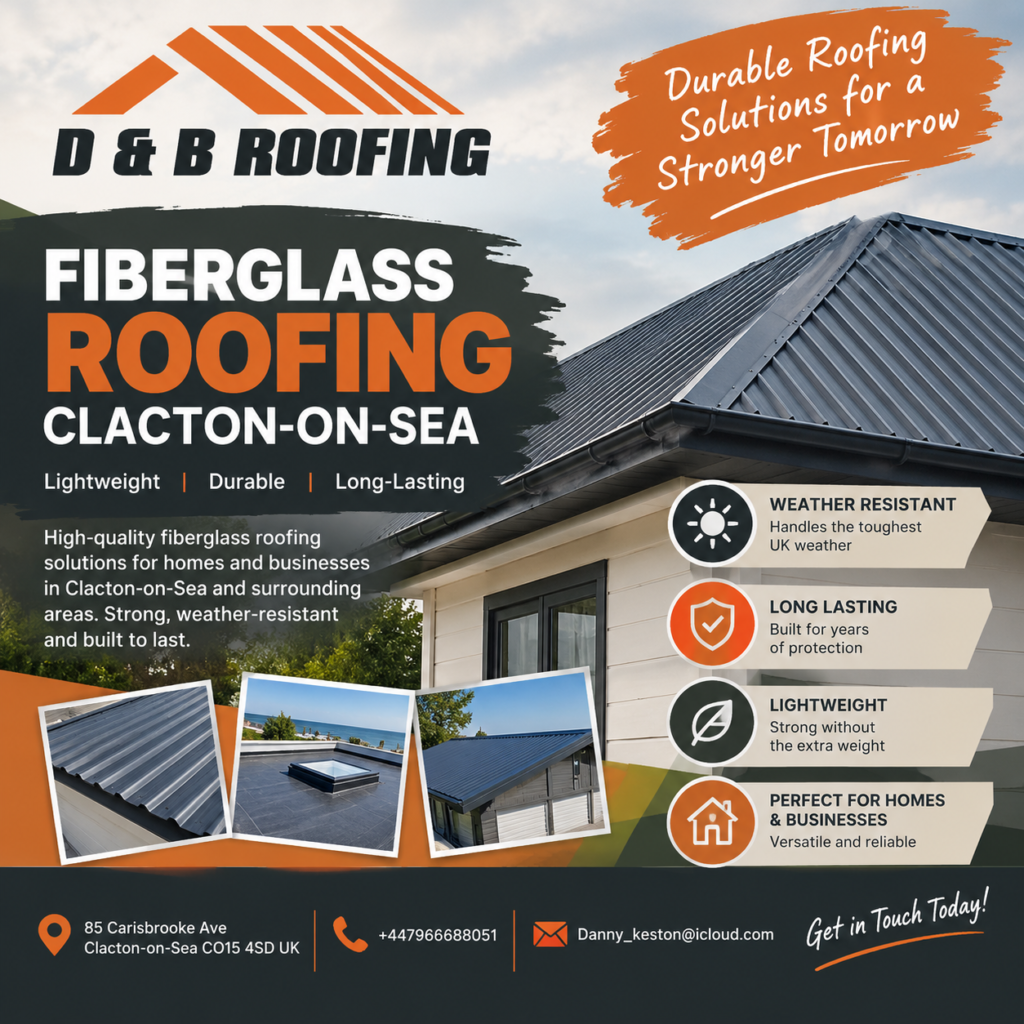 Fiberglass Roofing Clacton-on-Sea