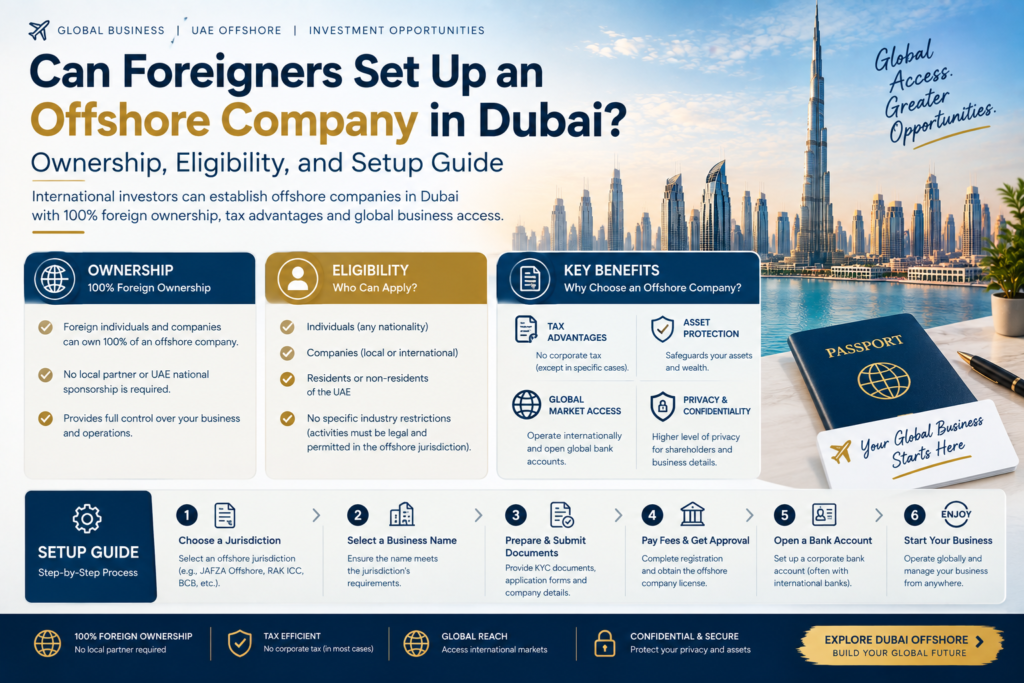 offshore company in Dubai for foreigners