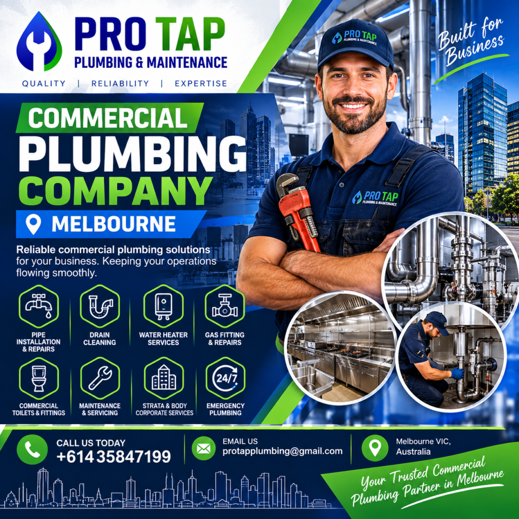 commercial plumbing companies in melbourne
