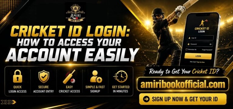 Cricket ID Login process explained for simple account access