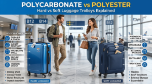 Polycarbonate vs Polyester: Hard vs Soft Luggage Trolleys Explained