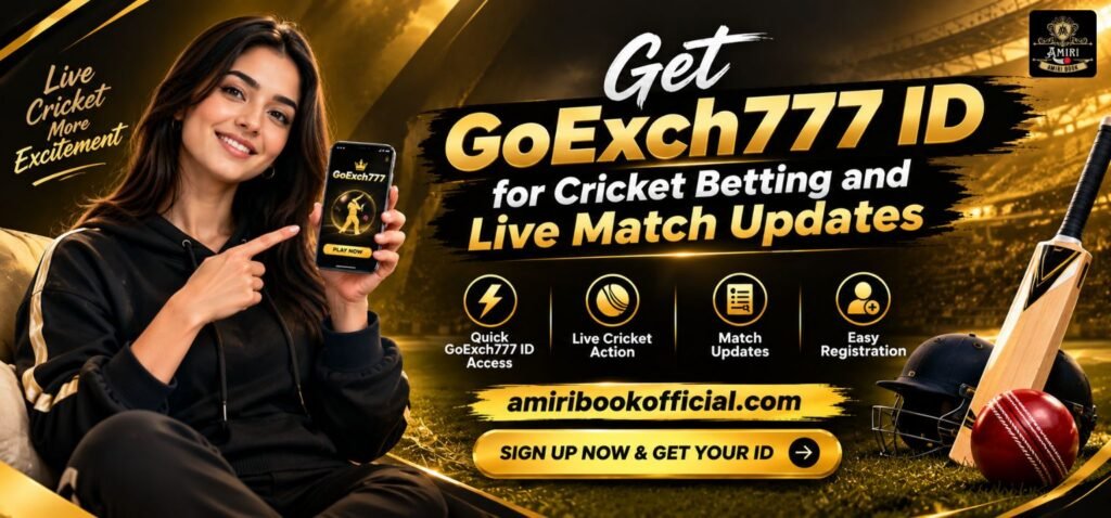 GoExch777 Cricket Betting ID with Real-Time Match Updates