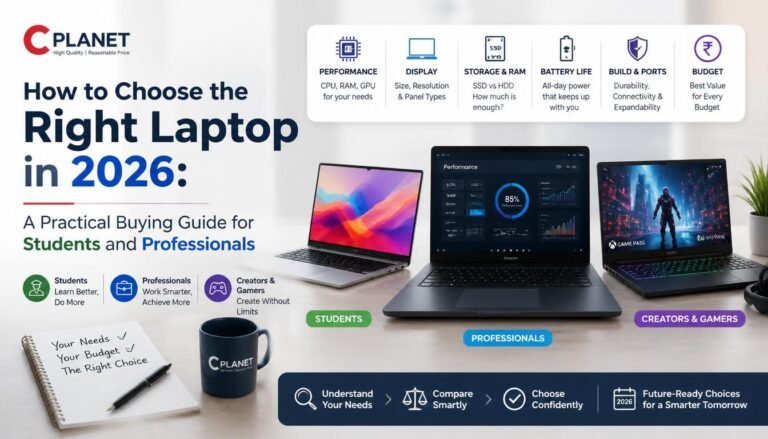 How to Choose the Right Laptop in 2026 A Practical Buying Guide for Students and Professionals