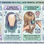 How to Prevent Shedding on a Full Lace Frontal After Bleaching Knots