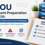 IGNOU Assignment Preparation Guide 2026 Format, Course Codes and Common Mistakes