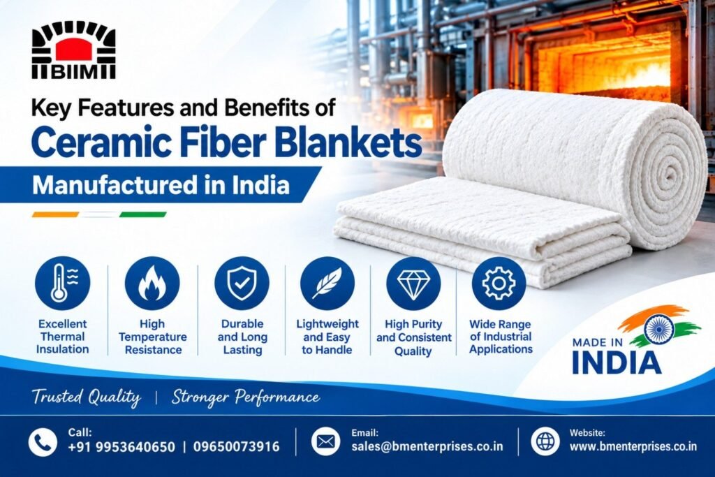 Key Features and Benefits of Ceramic Fiber Blankets Manufactured in India