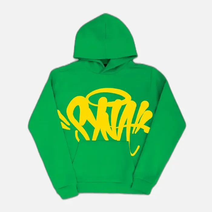 Synaworld-‘Syna-Logo-Hoodie-Green (1)