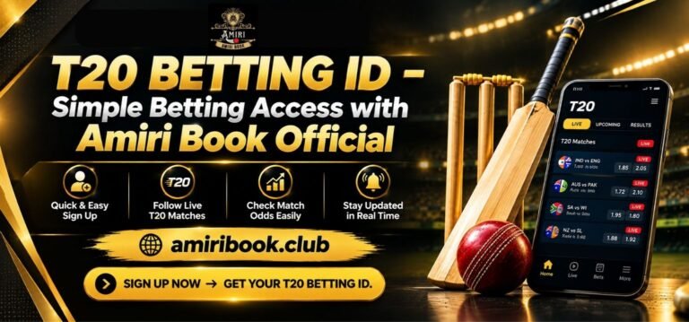 T20 Betting ID with simple access from Amiri Book Club