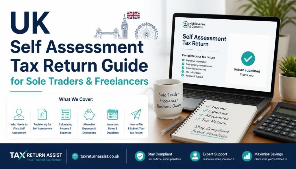 UK Self Assessment Tax Return Guide for Sole Traders & Freelancers