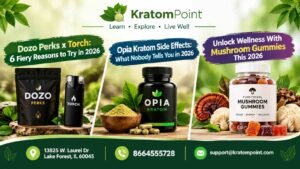 dozo perks opia kratom functional mushroom gummies