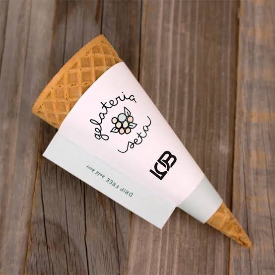custom ice cream cone wrappers