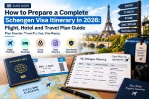 prepare a complete schengen visa