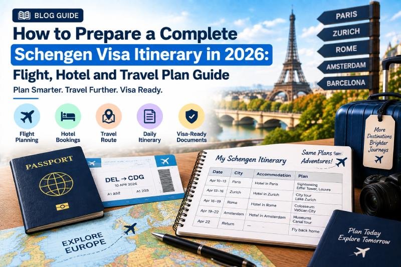 prepare a complete schengen visa